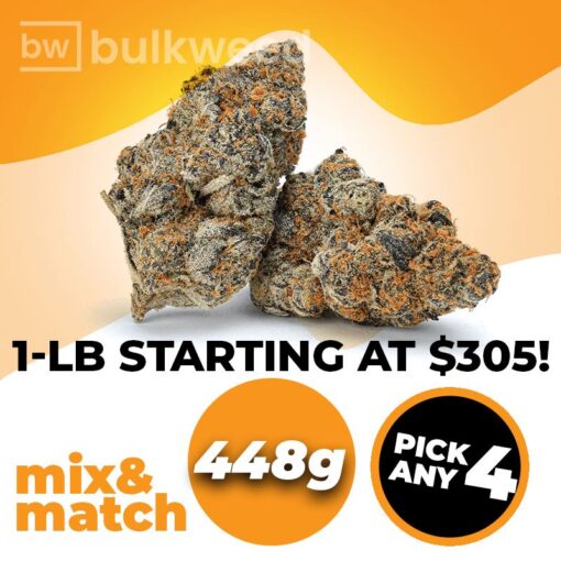 448g AA Weed - Mix & Match - Pick Any 4