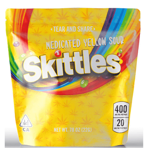 Skittles - Yellow Sour (500mg THC)