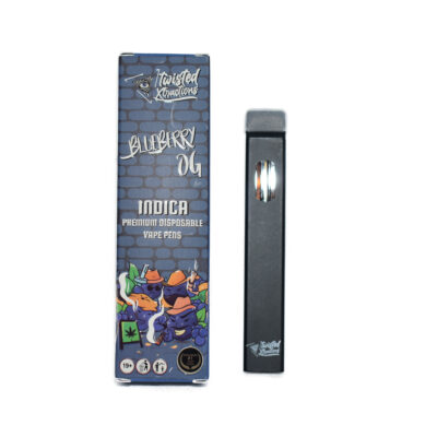 Blueberry OG Twisted Xtractions Disposable Vape Pen