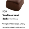 Vanilla Caramel Dark (500mg THC)